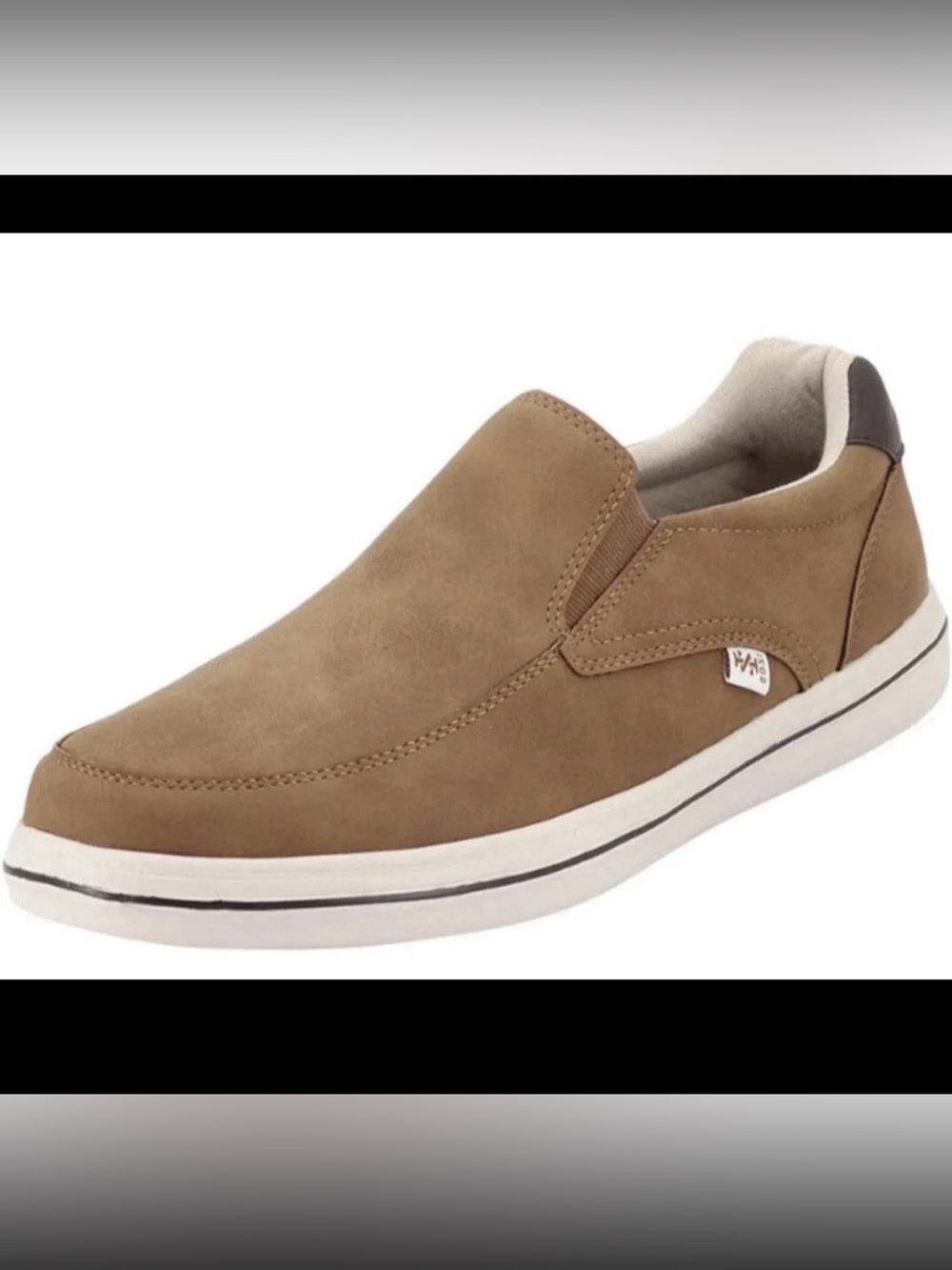 IZOD Barlow Lightweight Comfort Slip On Men's Brown Casual Shoes Size 8 M